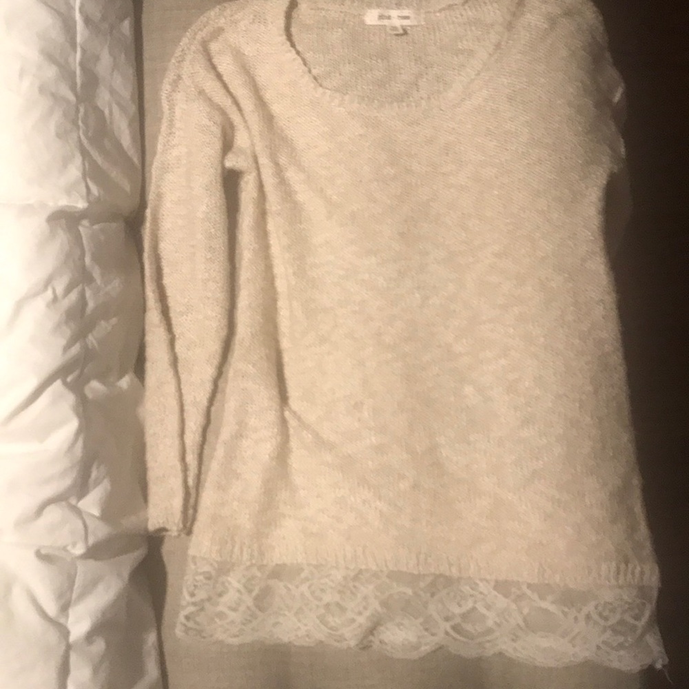 breathable pink rose sweater